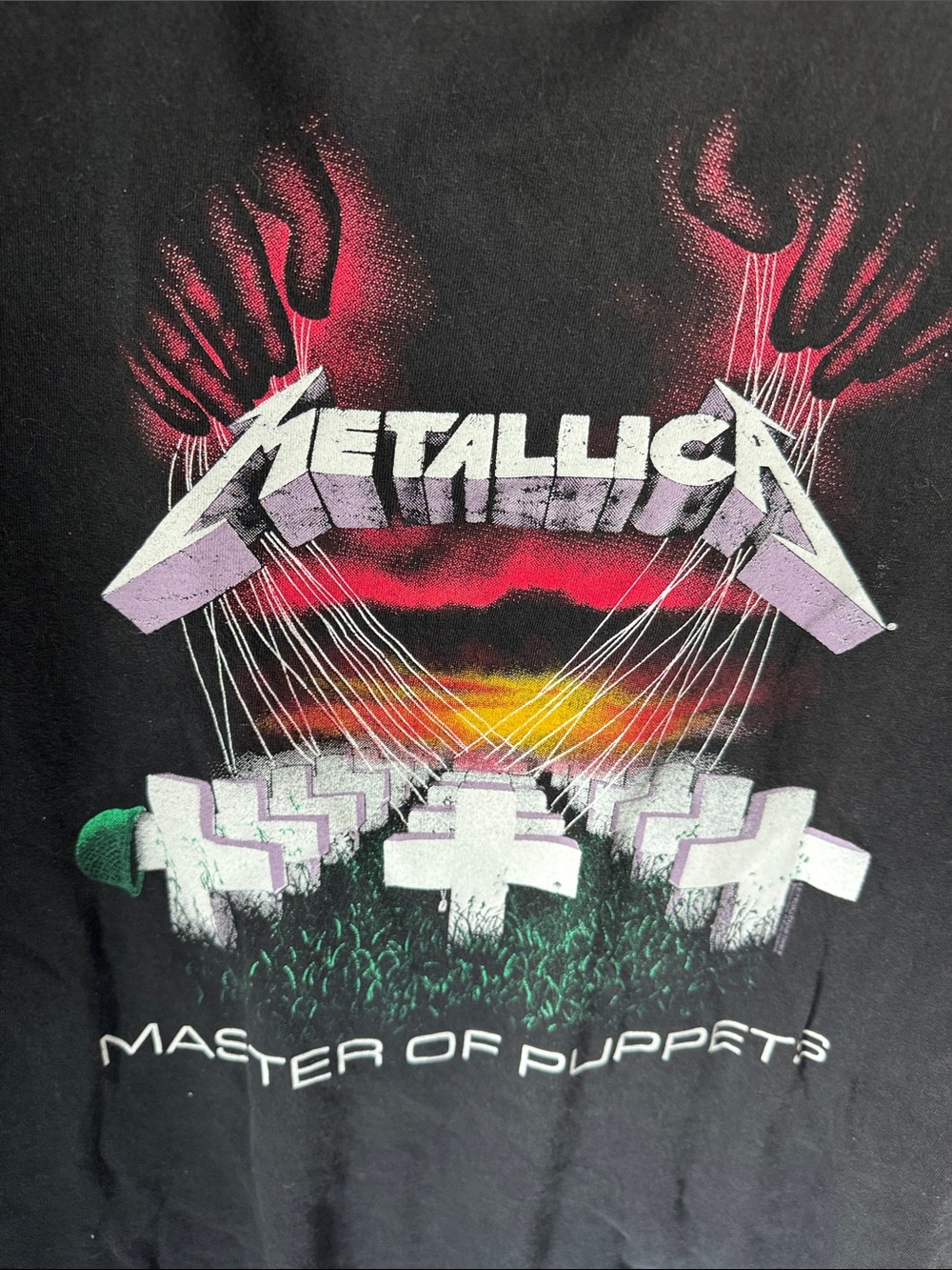 Metallica Master of Puppets Vintage - HTF - Rare! Short Sleeve Tee